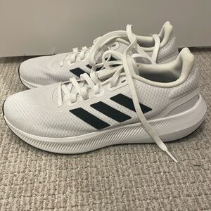 Black and white never worn adidas